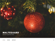 Tablet Screenshot of maltegaard.com